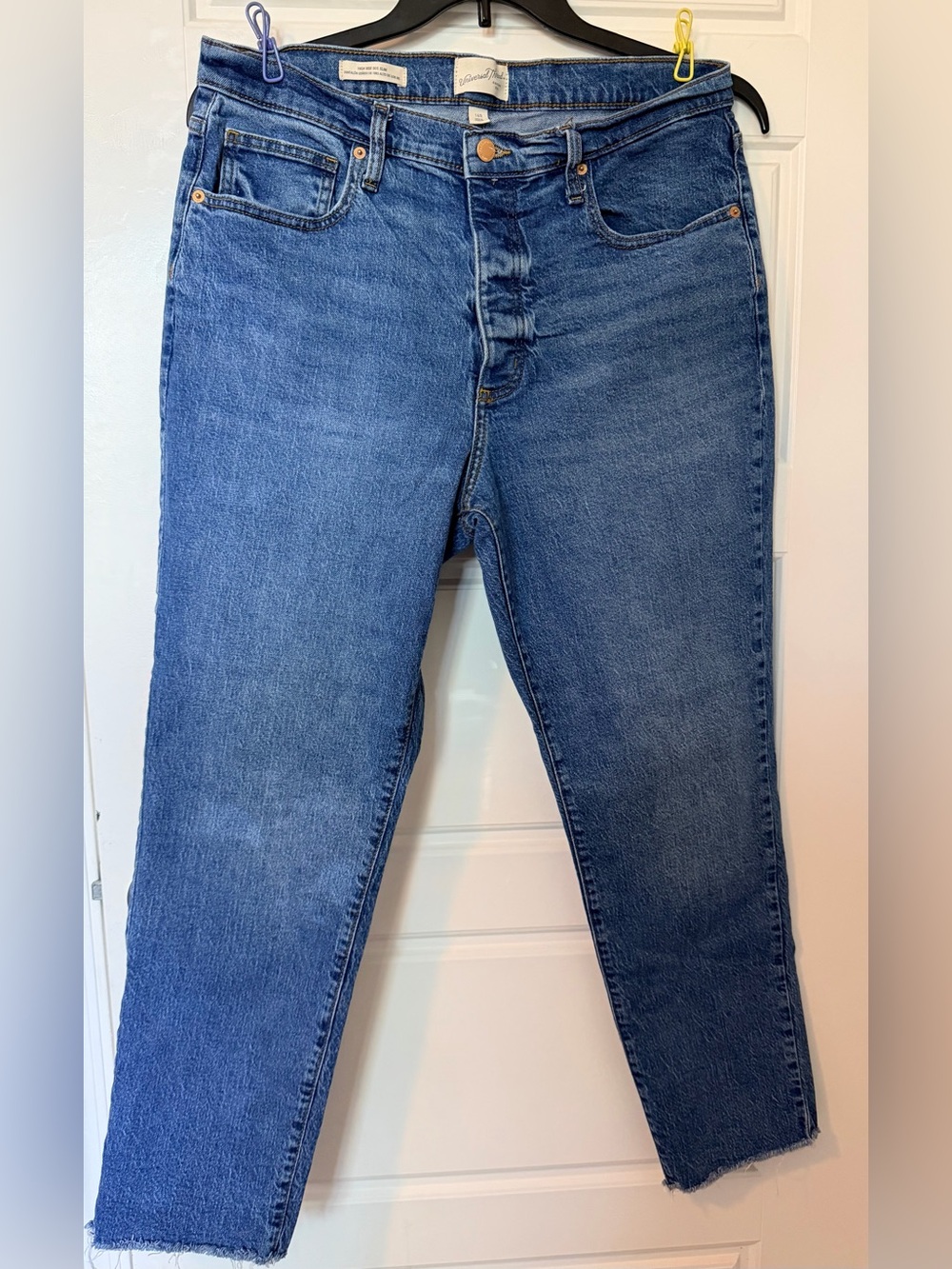 Universal Thread High Rise 90s Slim Buttonfly Jeans Blue 14P
